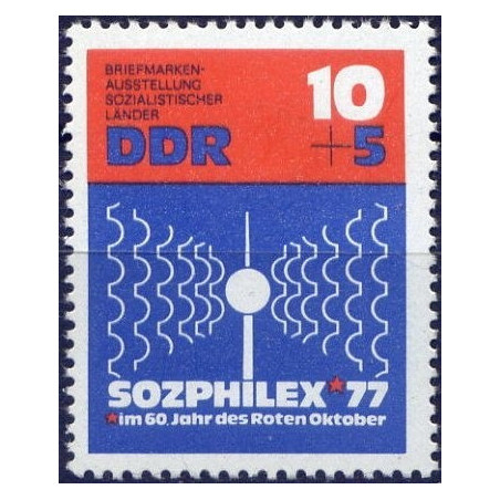 East Germany stamps (1976) for sale. Philatelic exhibition