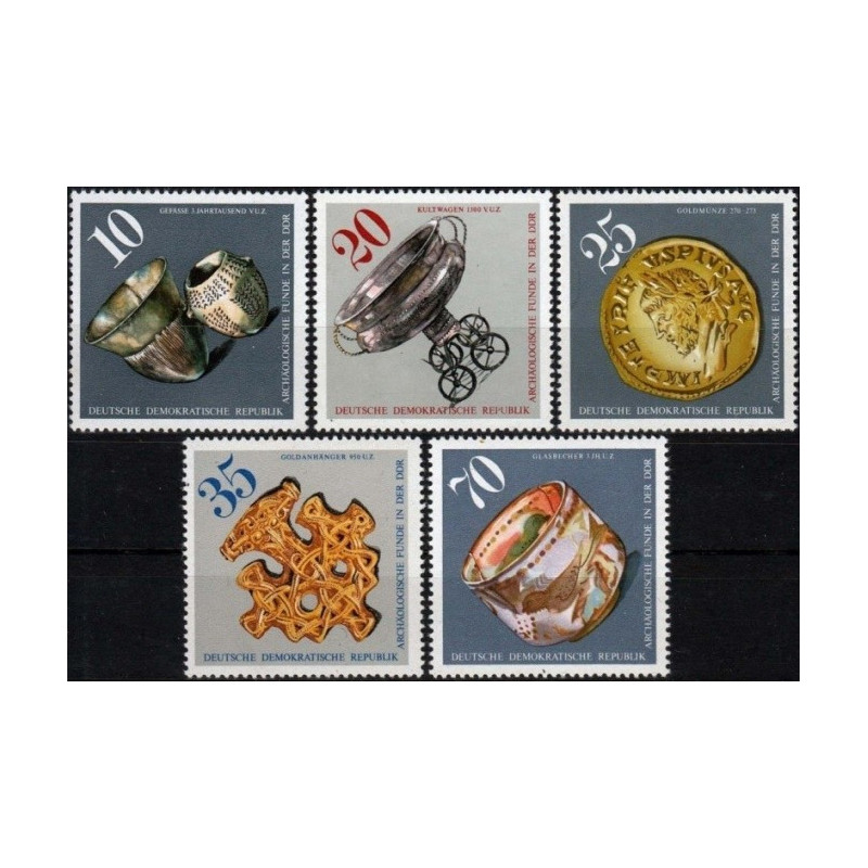 East Germany stamps (1976) for sale. Archeology