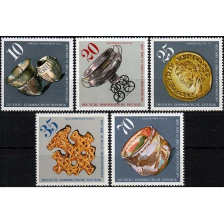 East Germany stamps (1976) for sale. Archeology