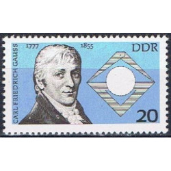 Rytų Vokietija 1977. Karlas Frydrichas Gausas (vokiečių matematikas, fizikas)