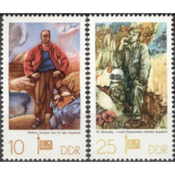 Rytų Vokietijos pašto ženklai (1977). Paveikslai