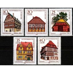 Rytų Vokietijos pašto ženklai (1978). Architektūra