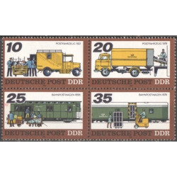 Rytų Vokietijos pašto ženklai (1978). Pašto transportas