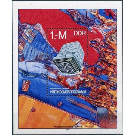 Rytų Vokietijos pašto ženklai (1978). Kosmoso tyrinėjimai