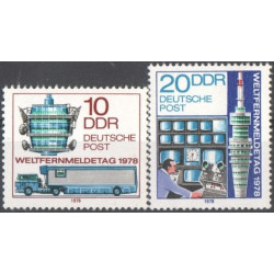 Rytų Vokietijos pašto ženklai (1978). Ryšių technologijos
