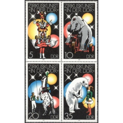 Rytų Vokietijos pašto ženklai (1978). Cirkas