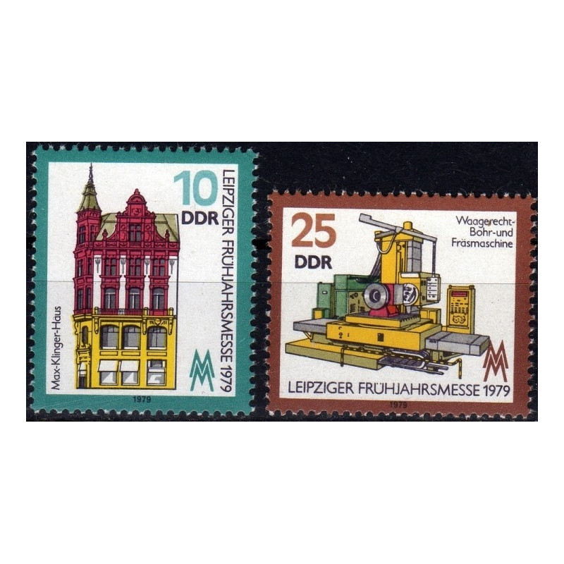 East Germany stamps (1979) for sale. Leipzig fair