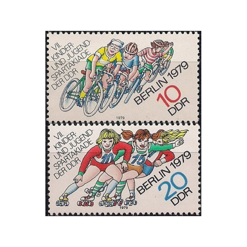 Rytų Vokietijos pašto ženklai (1979). Jaunimo spartakiada