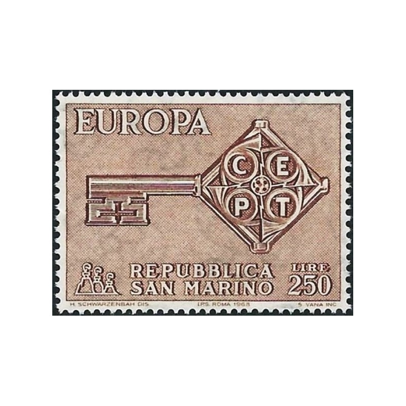 San Marino pašto ženklai (1968) - Fantastiškos Europa ženklų kainos‎