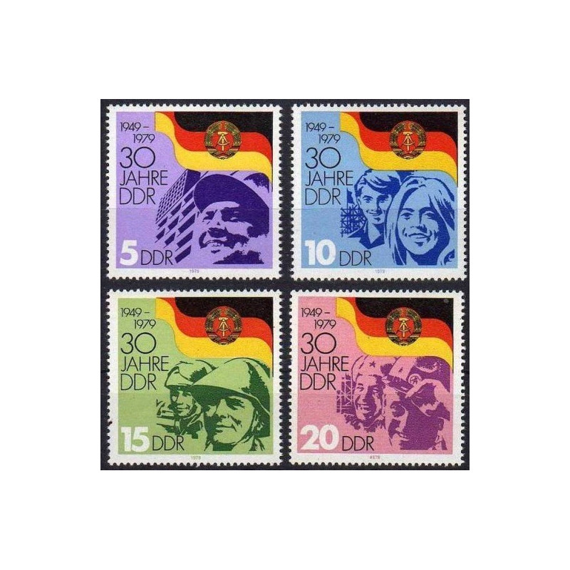 East Germany stamps (1979) for sale. Anniversary of the Republic