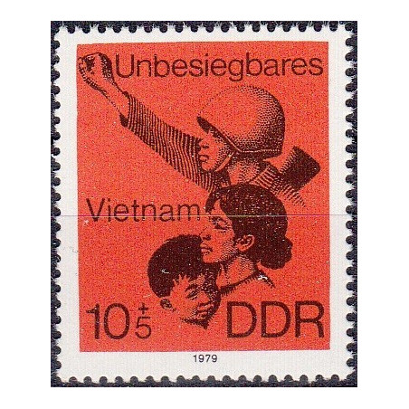 Rytų Vokietijos pašto ženklai (1979). Vietnamo karas