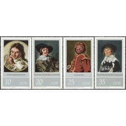 Rytų Vokietijos pašto ženklai (1980). Paveikslai