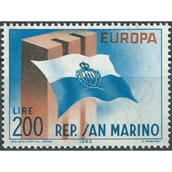 San Marino pašto ženklai (1963) - Fantastiškos Europa ženklų kainos‎