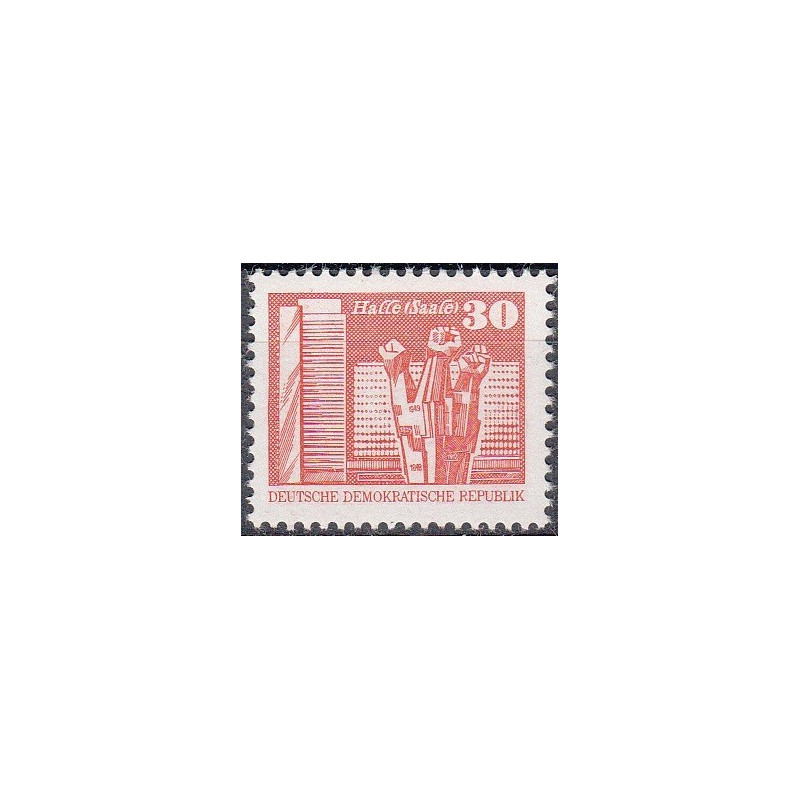 Rytų Vokietijos pašto ženklai (1981). Architektūra, monumentas