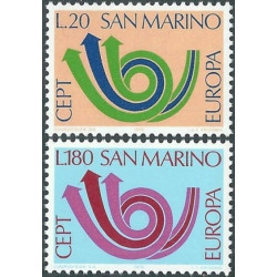 San Marino pašto ženklai (1973) - Fantastiškos Europa ženklų kainos‎