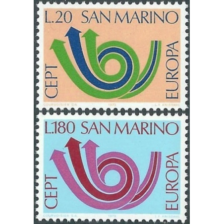 San Marino pašto ženklai (1973) - Fantastiškos Europa ženklų kainos‎