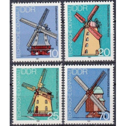 Rytų Vokietijos pašto ženklai (1981). Vėjo malūnai