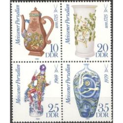Rytų Vokietijos pašto ženklai (1982). Porceliano dirbiniai