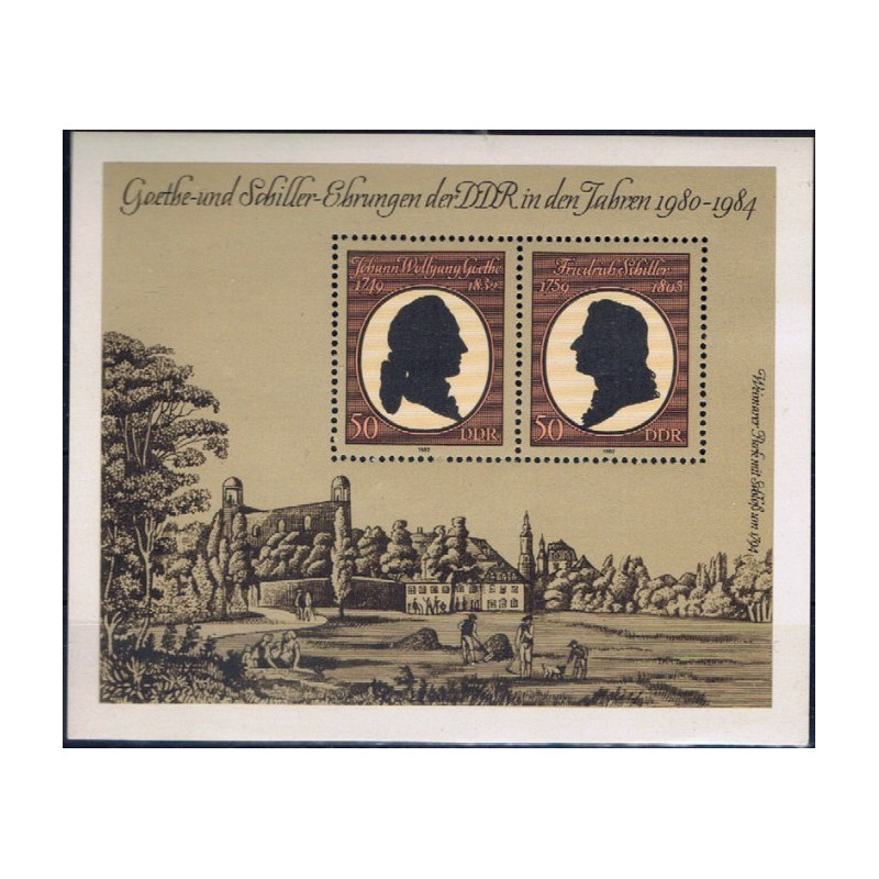 Rytų Vokietijos pašto ženklai (1982). Volfgangas Giotė
