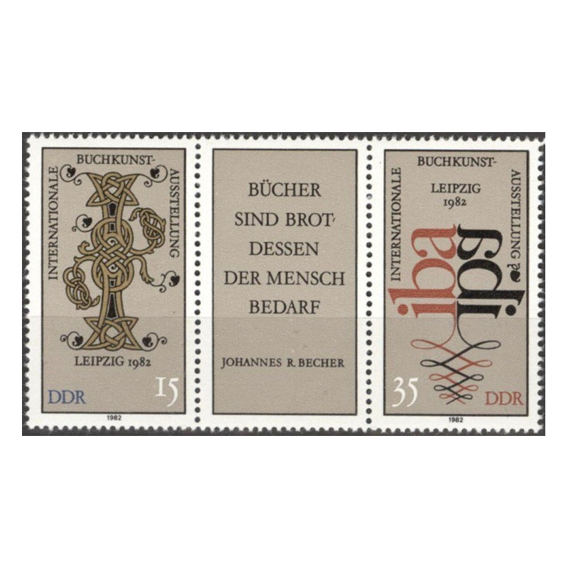 Rytų Vokietijos pašto ženklai (1982). Tarptautinė knygų mugė
