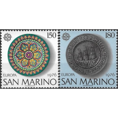 San Marino pašto ženklai (1976). Amatininkų rankdarbiai