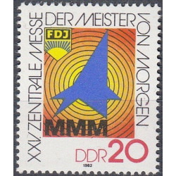 Rytų Vokietijos pašto ženklai (1982). Tarptautinė mugė