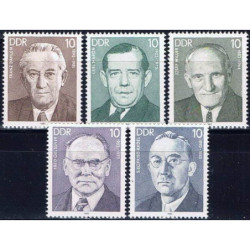 Rytų Vokietijos pašto ženklai (1983). Partijos veikėjai