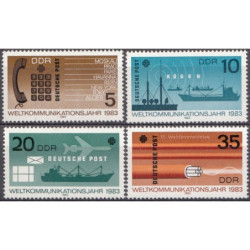 Rytų Vokietijos pašto ženklai (1983). Ryšiai ir transportas