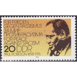 Rytų Vokietija 1983. Polas Robesonas (aktorius ir atlikėjas)