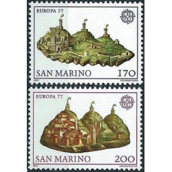San Marino pašto ženklai (1977). Kraštovaizdžiai