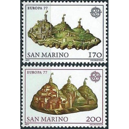 San Marino stamps (1977) for sale. Landscapes