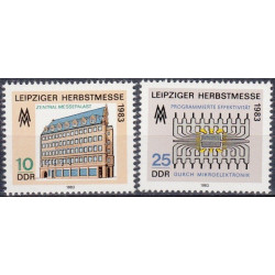 Rytų Vokietijos pašto ženklai (1983). Tarptautinė Leipcigo mugė