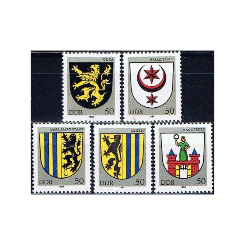 East Germany stamps (1984) for sale. Coat of Arms