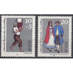 Rytų Vokietijos pašto ženklai (1984). Nacionaliniai kostiumai