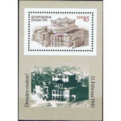 Rytų Vokietijos pašto ženklai (1985). Drezdeno opera