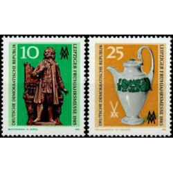 Rytų Vokietijos pašto ženklai (1985). Tarptautinė Leipcigo mugė