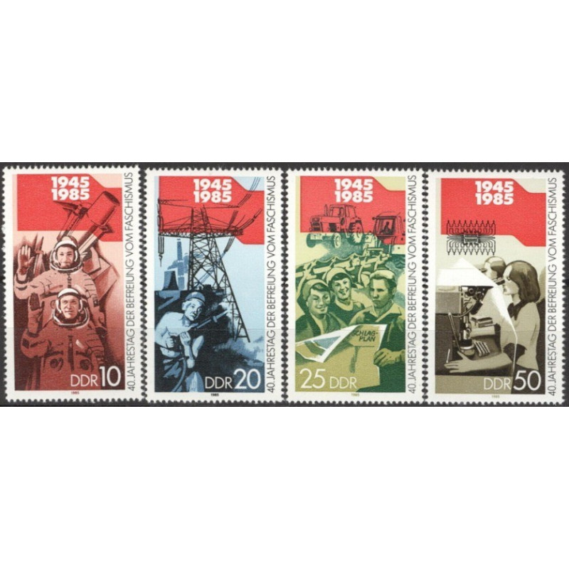 East Germany stamps (1985) for sale. Country development