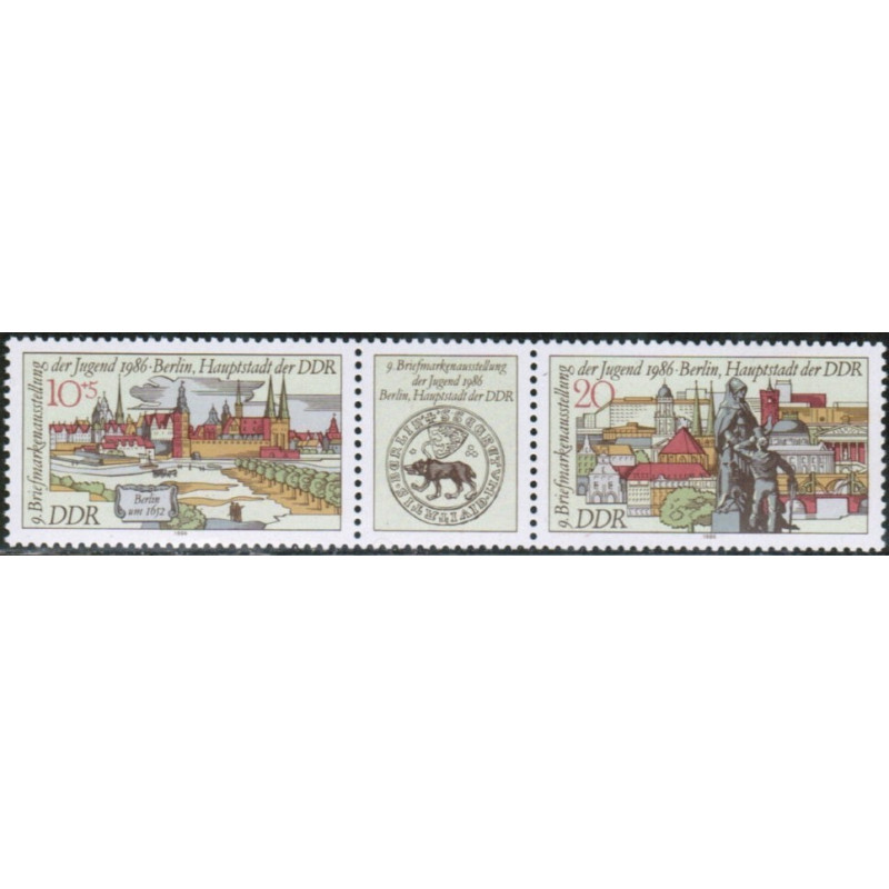 East Germany stamps (1986) for sale. Youth philatelic exhibition