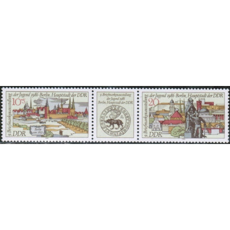 Rytų Vokietijos pašto ženklai (1986). Jaunimo filatelijos paroda
