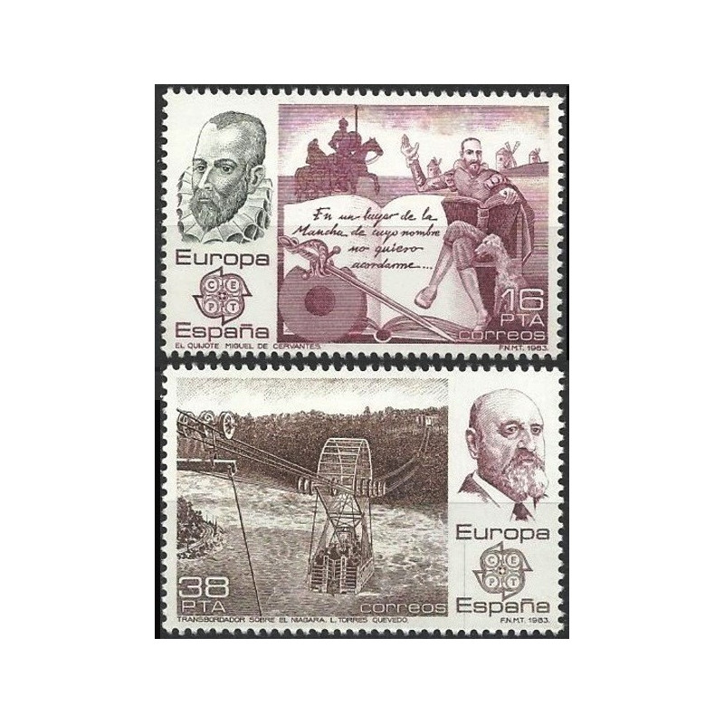 Ispanijos pašto ženklai (1983). Žmonijos išradimai