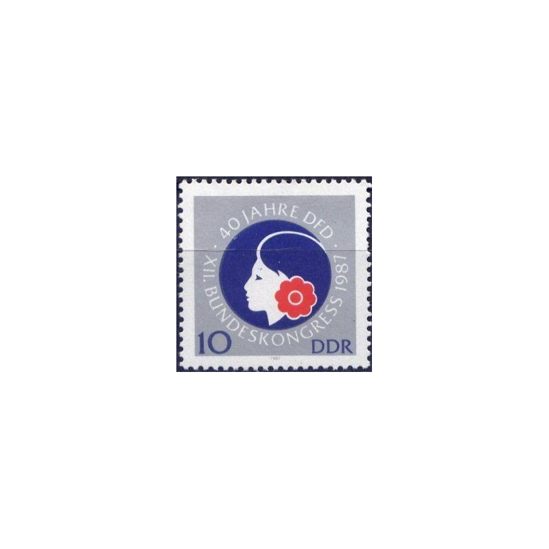 Rytų Vokietijos pašto ženklai (1987). Moterys
