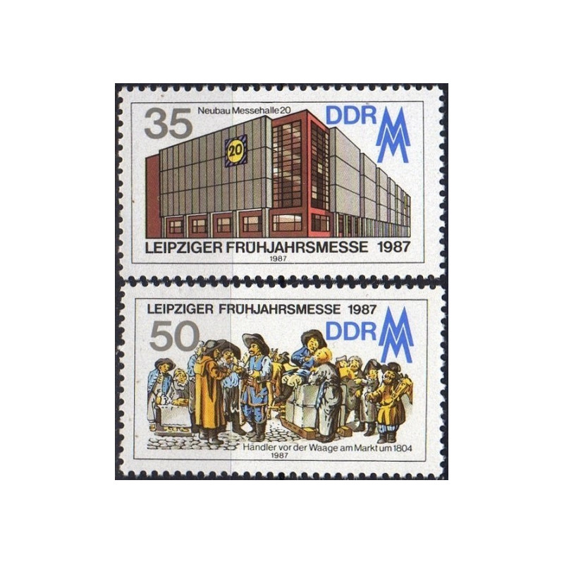 East Germany stamps (1987) for sale. International Leipzig fair