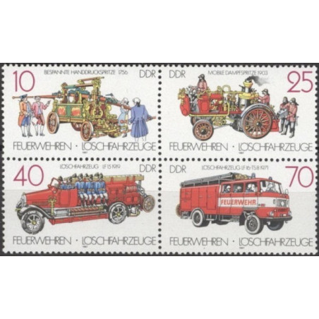 East Germany stamps (1987) for sale. Firemans