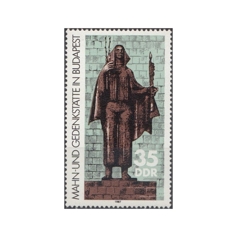 East Germany stamps (1987) for sale. Monument in Budapest