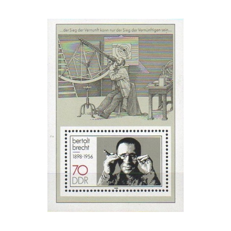 Rytų Vokietijos pašto ženklai (1988). Rašytojas