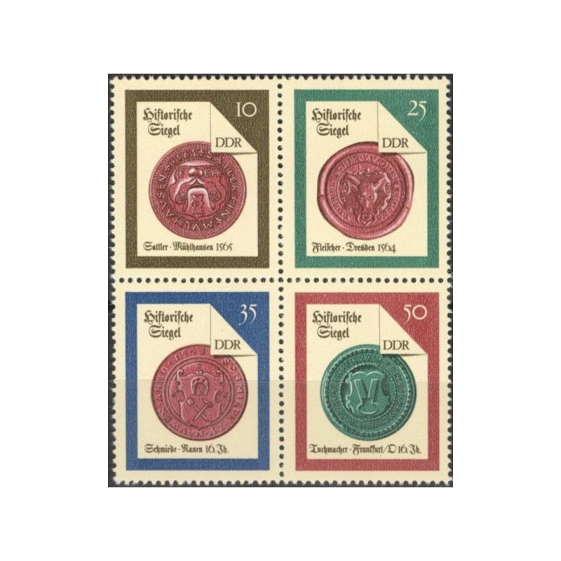 Rytų Vokietijos pašto ženklai (1988). Pašto istorija (antspaudai)