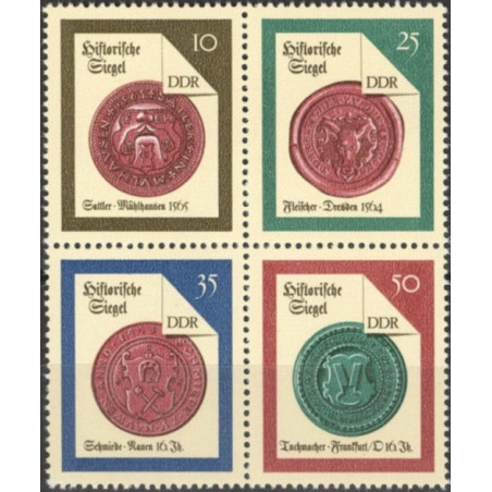 Rytų Vokietijos pašto ženklai (1988). Pašto istorija (antspaudai)