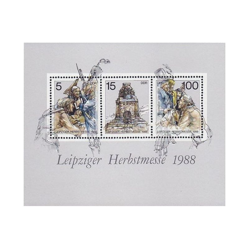 East Germany stamps (1988) for sale. International Leipzig fair