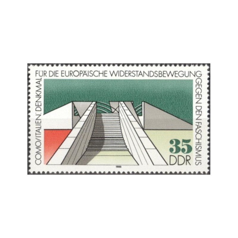 East Germany stamps (1988) for sale. Monument in Italy