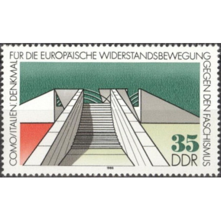 East Germany stamps (1988) for sale. Monument in Italy